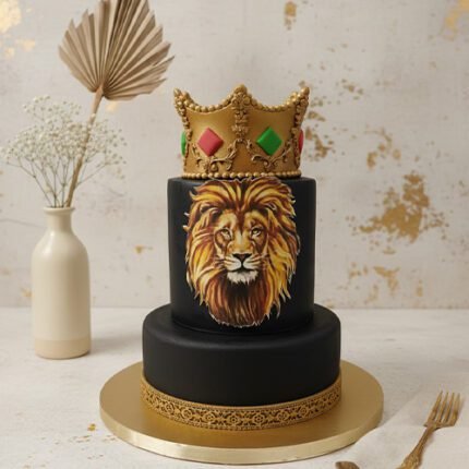 Lion King Crown Cake