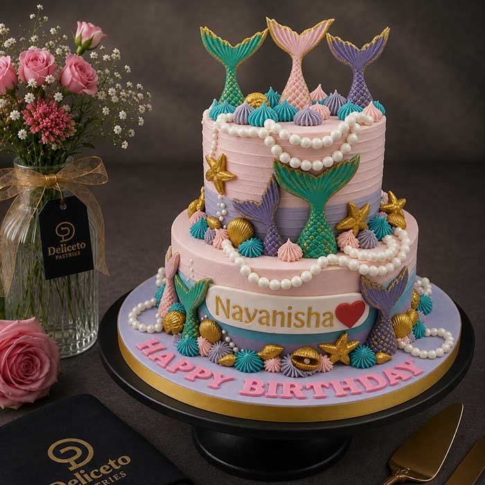 Mermaid Themed Cake