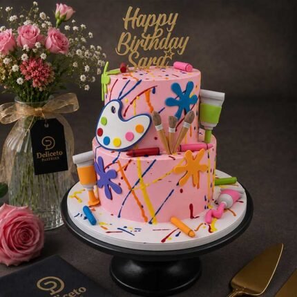Painting Themed Cake