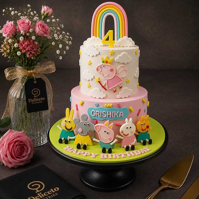 Peppa Pig Themed Cake