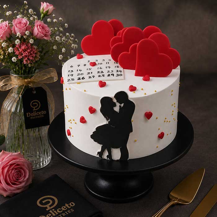 Romantic Theme Cake