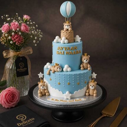 Teddy Themed Cake