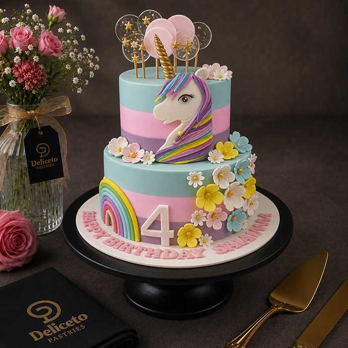 Unicorn Theme Cake