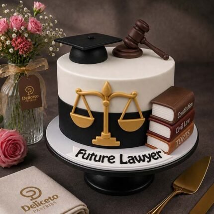 Customized Law Themed Cake