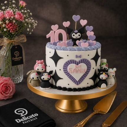 Kuromi Themed Cake