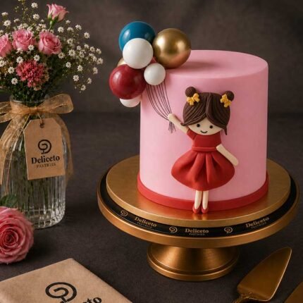 Little Girl Baloon Cake