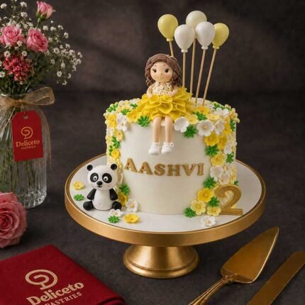 Princess Themed Fondant Cake