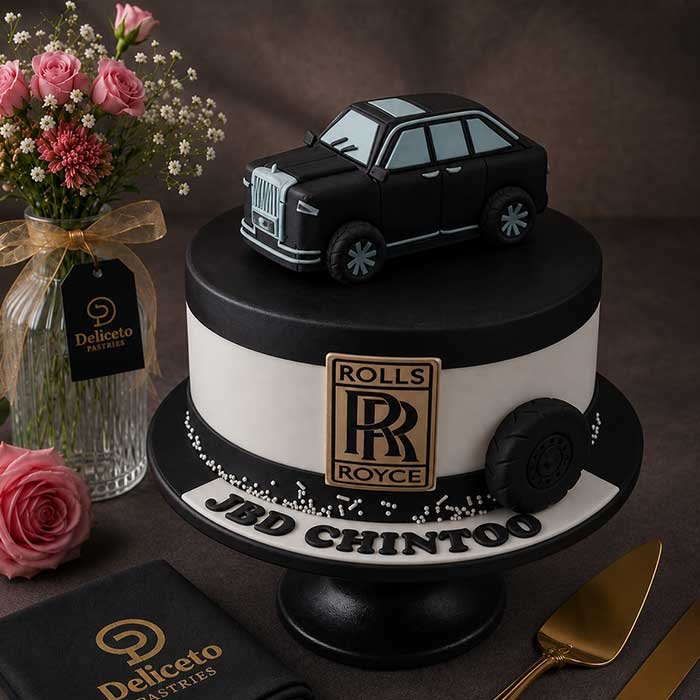 Rolls Royce Themed Cake
