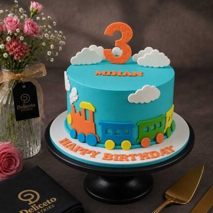 Train Themed Cake