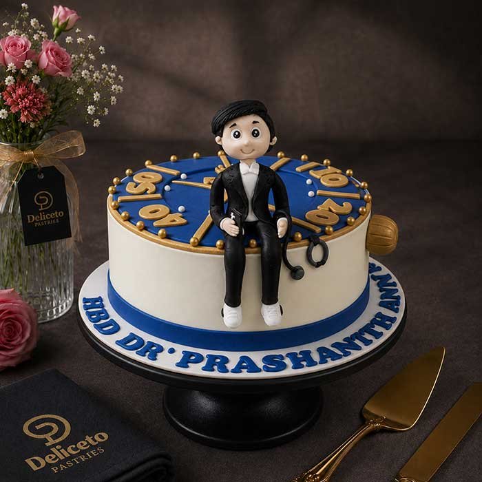 Watch Themed Birthday Cake