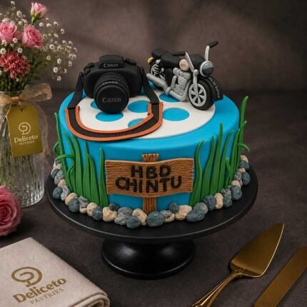 Camera Themed Cake