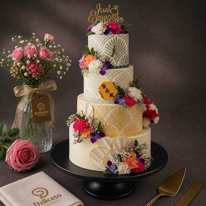 engagement-cake