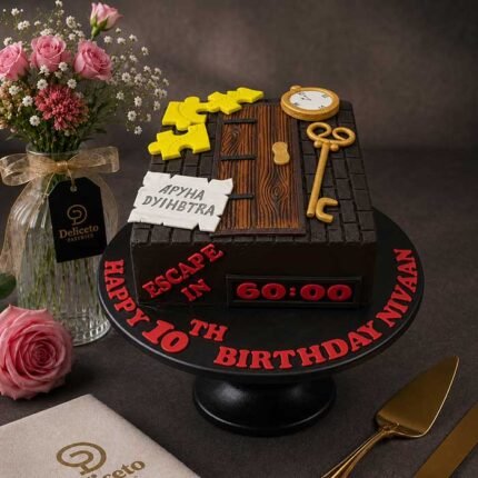 Escape Room Themed Cake