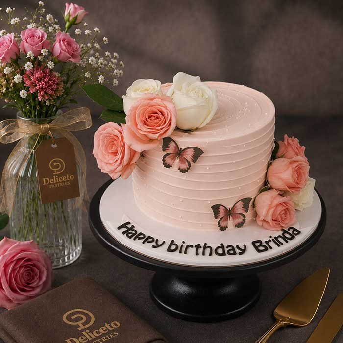 floral-and-butterfly-cake