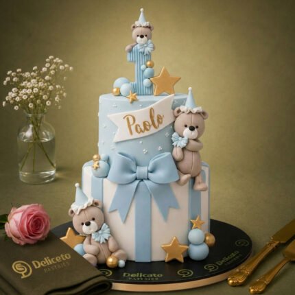 Baby Boy First Birthday Cake