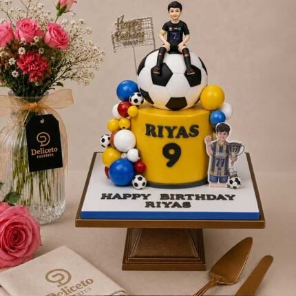 Football Champion Themed Cake