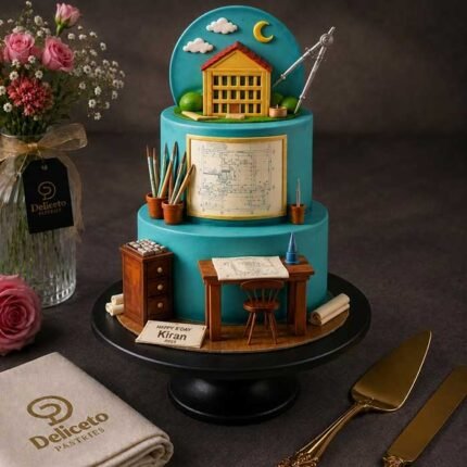 Iconic Architect Themed Cake