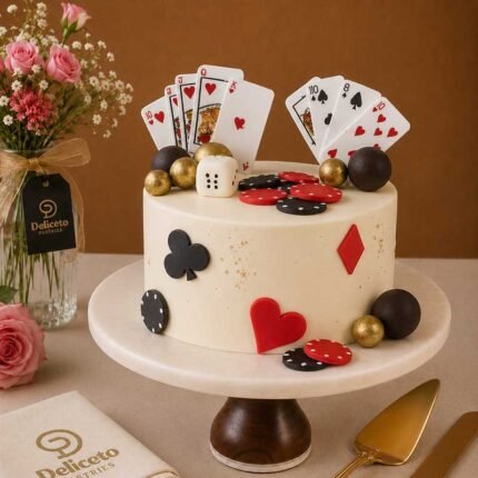Casino Themed Birthday Cake