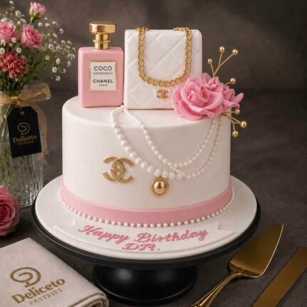 Chanel themed cake