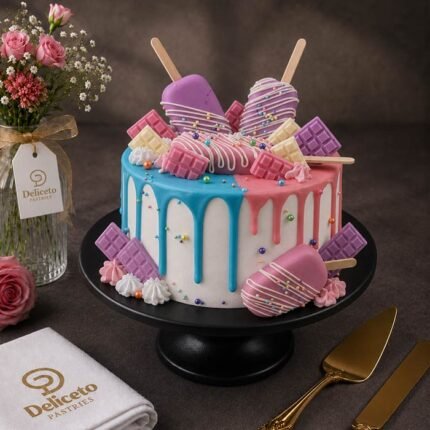 Candyland Style Drip Cake