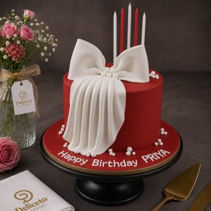 Cascading Drapery Cake