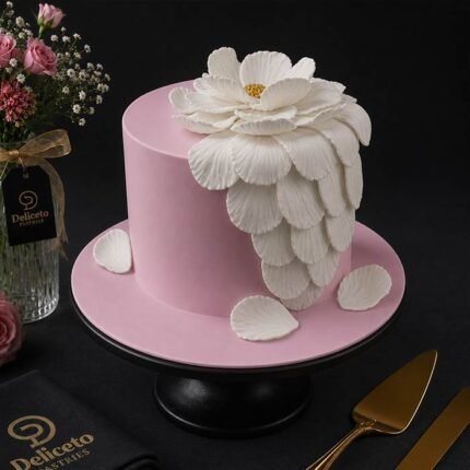 Pastel Pink Fondant Cake